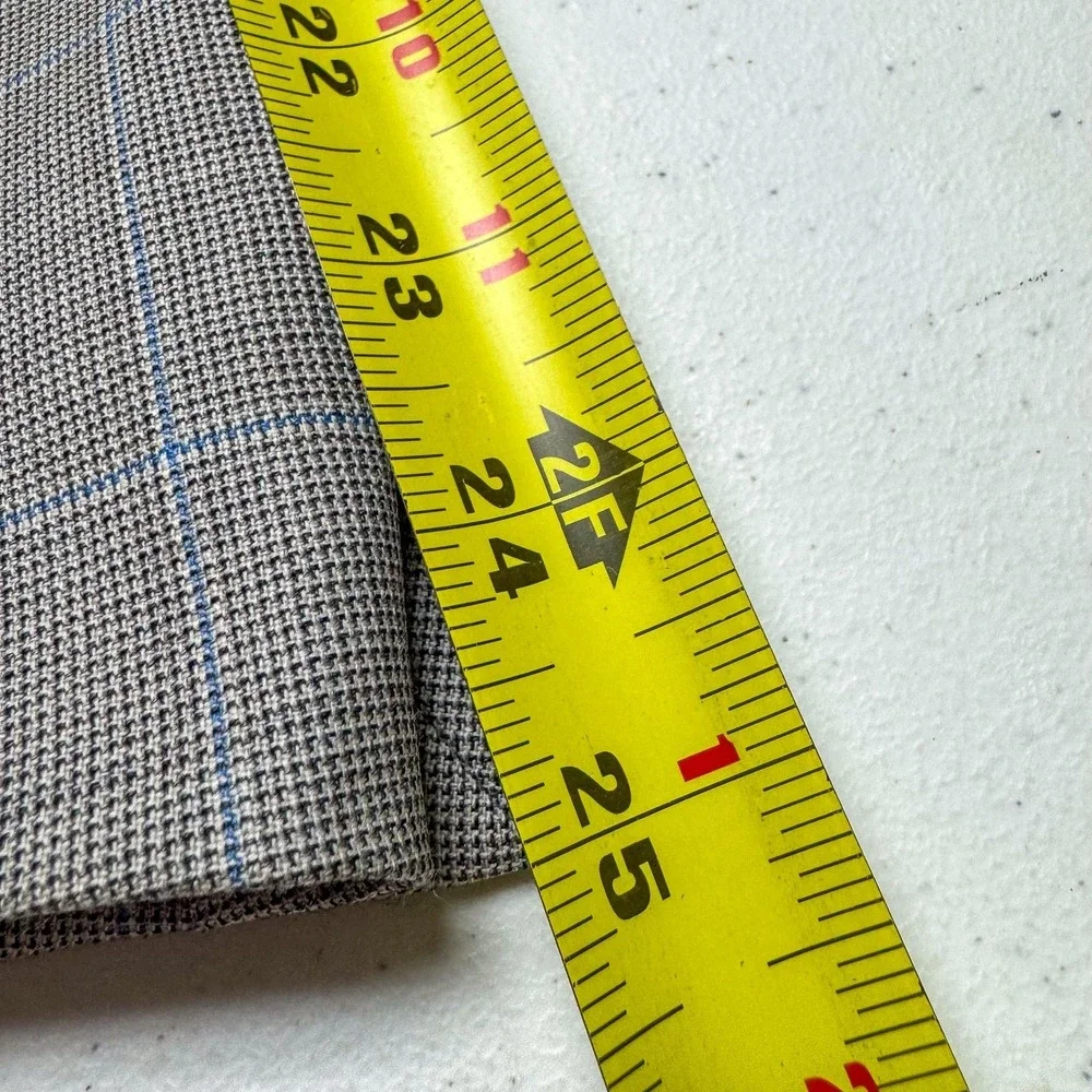 Jos A Bank Blazer Mens 41R Wool Tailored Fit Plaid‎ Check Suit Jacket Classic